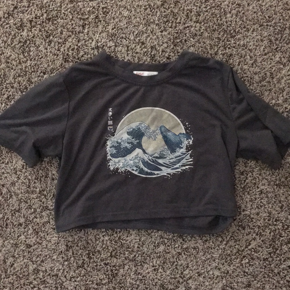 Wave top crop top